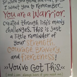 You have got this card.