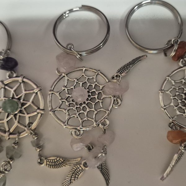 Crystal Dreamcatcher Keyring