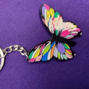 Multi Colour Keyring