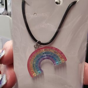 Glitter Rainbow Pride Necklace