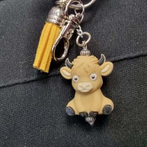 Baby Cow Keyring