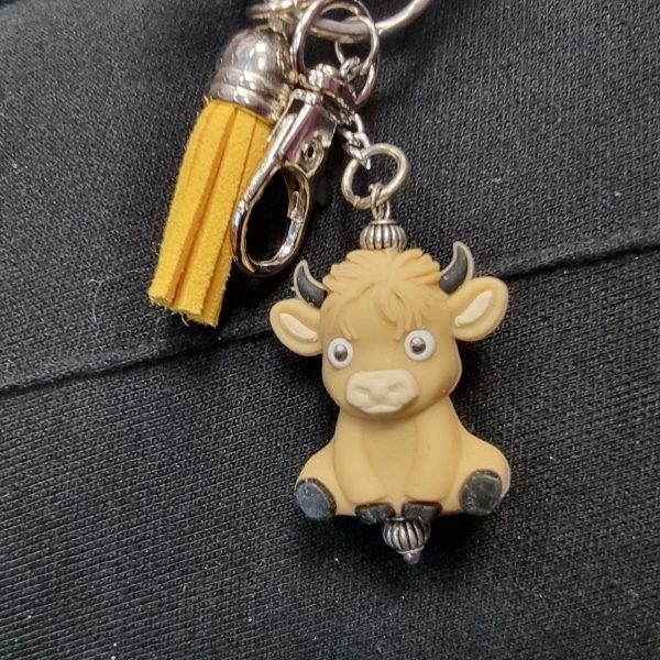 Baby Cow Keyring