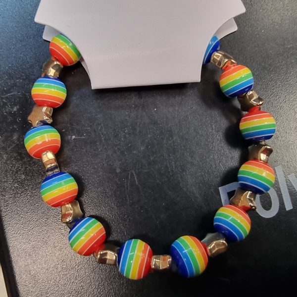 Small Beaded Unicorn Bracelet