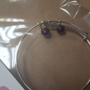 Bangle With Butterfly and Beads