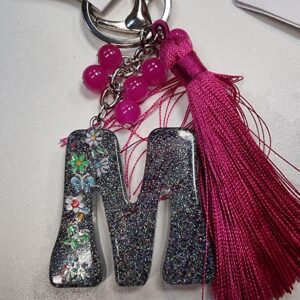M Shaped Keyring