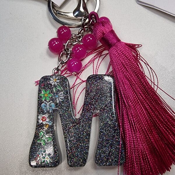 M Shaped Keyring