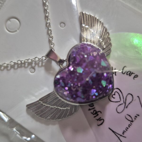 AZD Titanium Aura Quartz Pendant